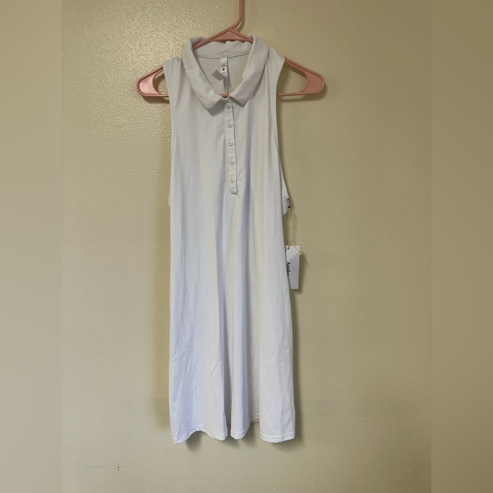 AugIris White Golf Dress